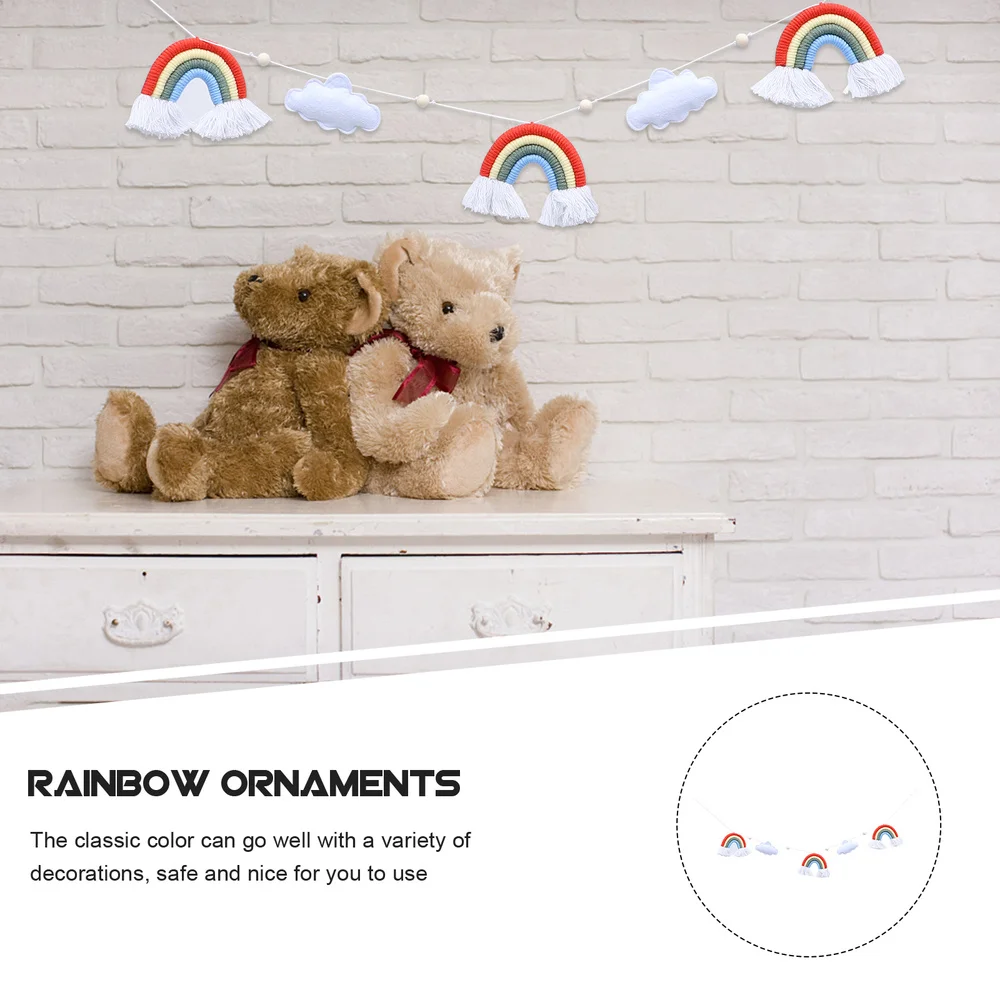 

1Pc Creative Rainbow Clouds Design Pendant Children Room Hanging Decoration
