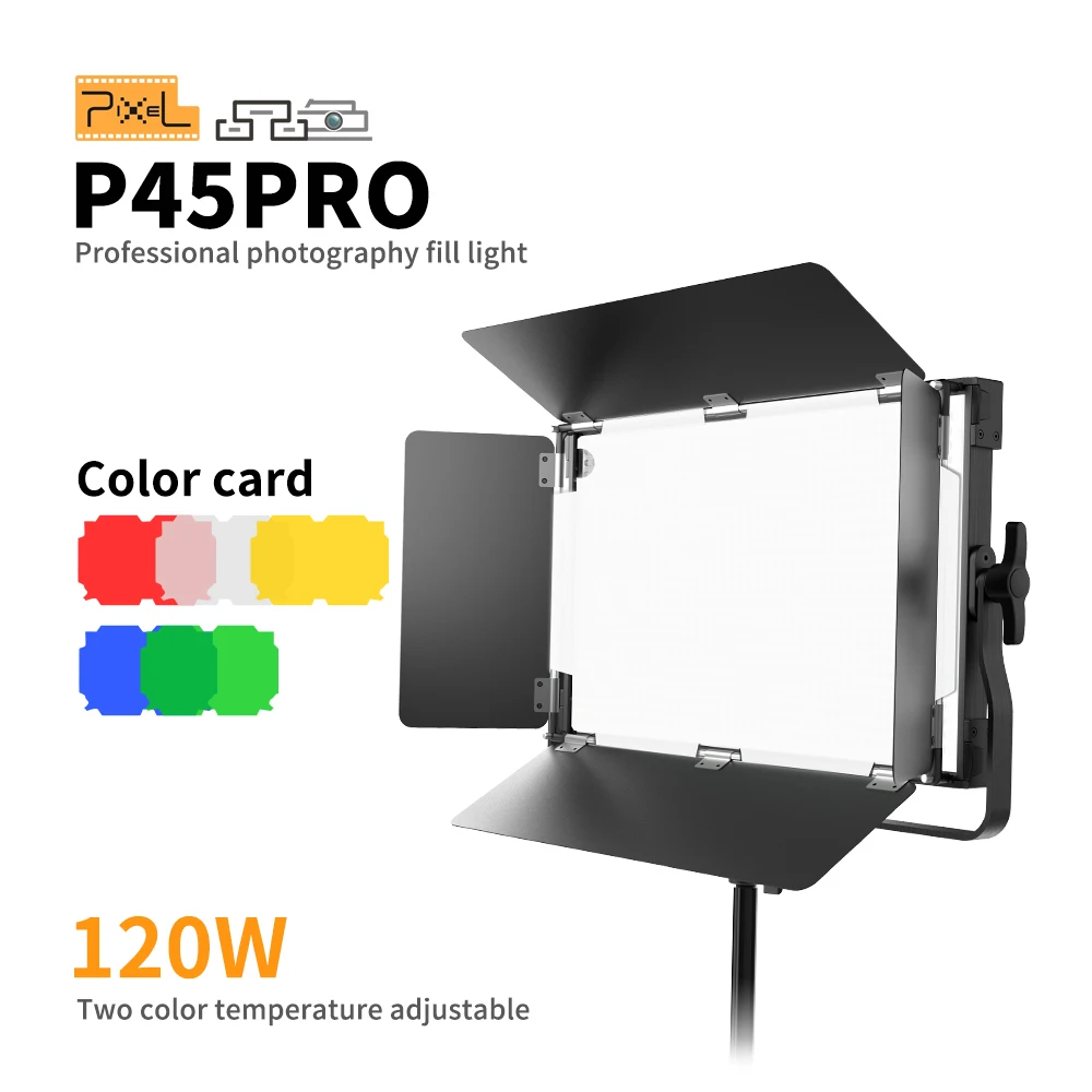Pixel P45pro Rgb светильник фотографии профессиональная заполняющая лампа 3000K-8000K High CRI