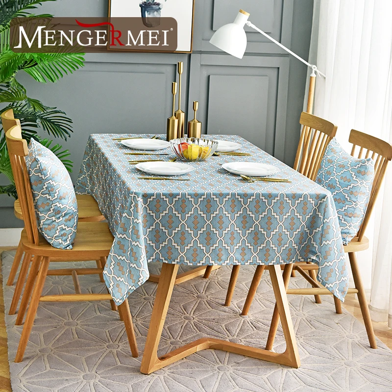 Простая Современная скатерть жиронепроницаемый водонепроницаемый декоративный