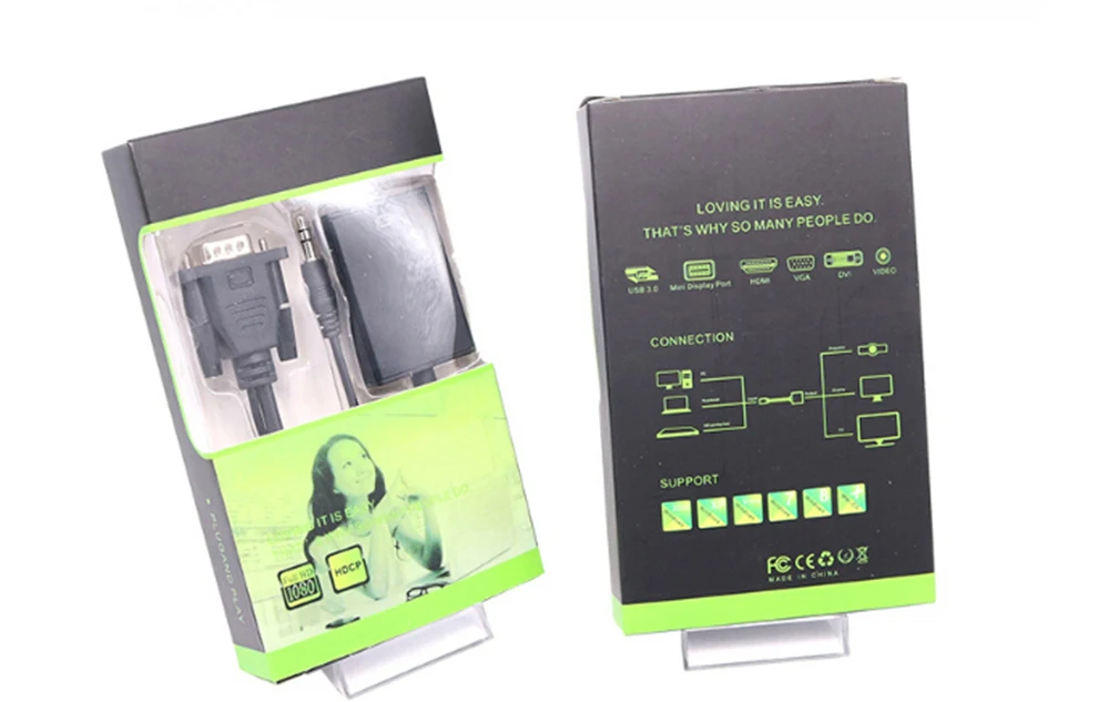 SeenDa адаптер hdmi-vga цифро-аналоговый видео аудио VGA к Hdmi для ПК ноутбук планшет мужчин конвертер с разъемом адаптер