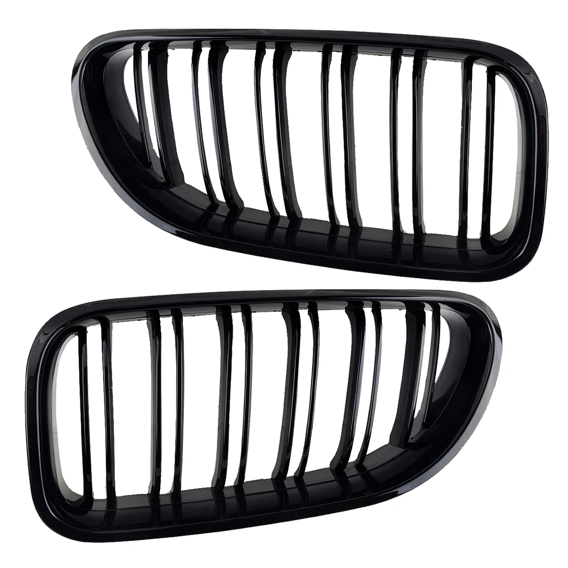 2 шт. глянцевая черная крышка решетки радиатора автомобиля украшение подходит
