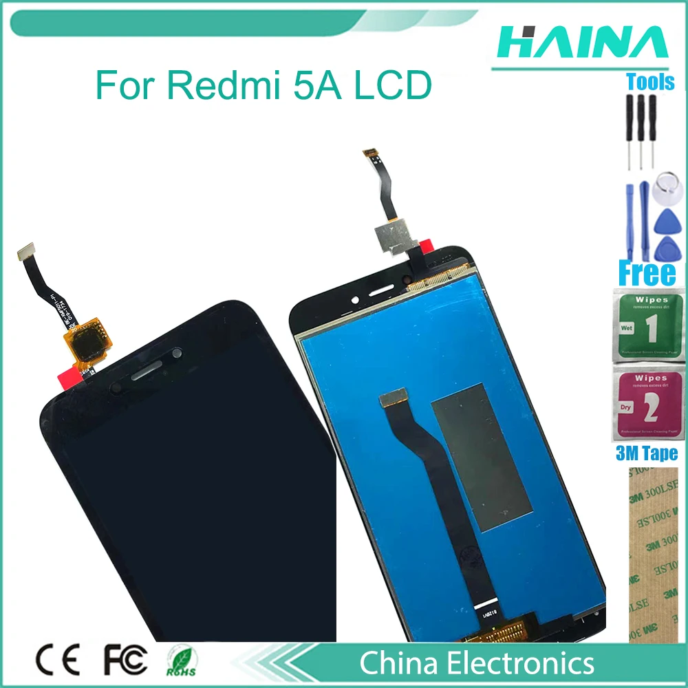 ЖК-дисплей для Xiaomi Redmi 5A 1280*720 5 0 дюйма сенсорный экран дигитайзер в сборе замена