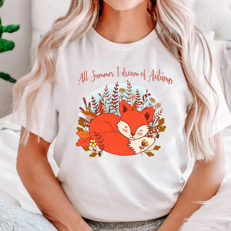 

Women's Summer Blouses 2021 Female Graphic Casual T-shirts Halloween Witch New Face Thanksgiving Women Top Print Cartoon T-shirt