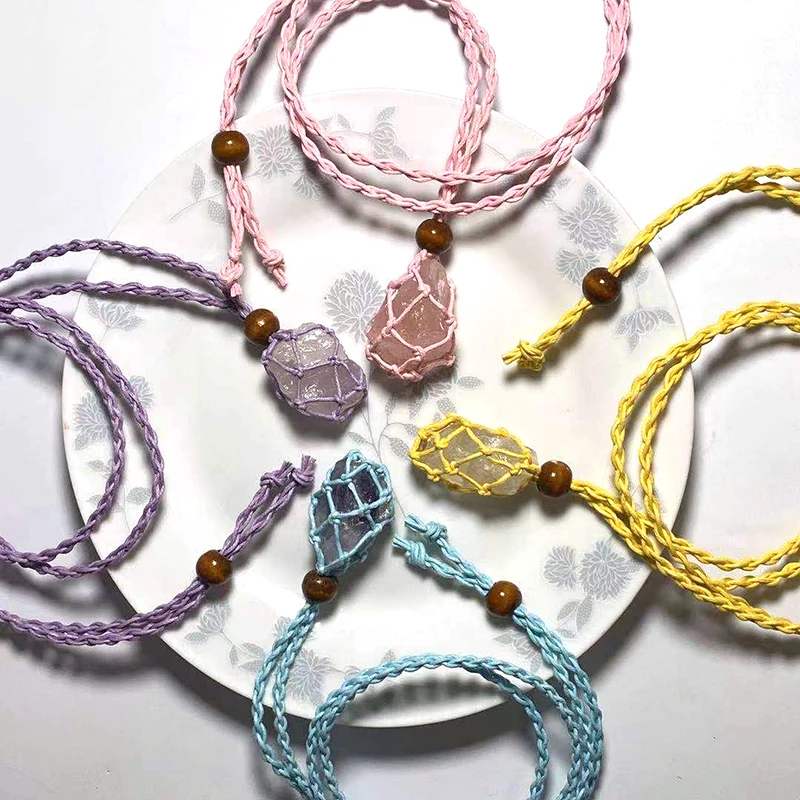 

1pc DIY Necklace Cord Without Stone Holder Replacement Necklace Rope With Adjustable Length For Bracelet Necklace