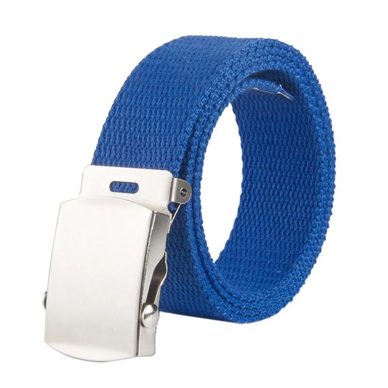 Регулируемый тканевый ремень с металлической пряжкой для маленьких мальчиков и
