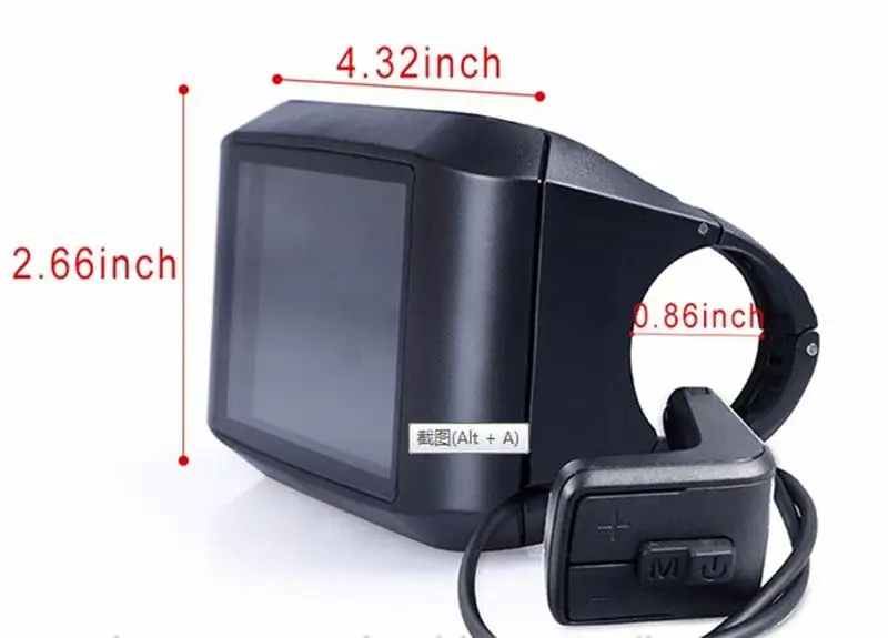 Велосипедный дисплей Bafang750C для 8fun Середина привода двигателя BBS01 BBS02 BBSHD 750C ЖК