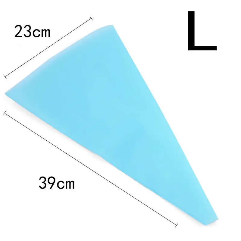 

5Pcs Silicone Pastry Bag DIY Cake Decorating Tip Set Mouth Icing Piping Cream Cookie Baking Decor Tools