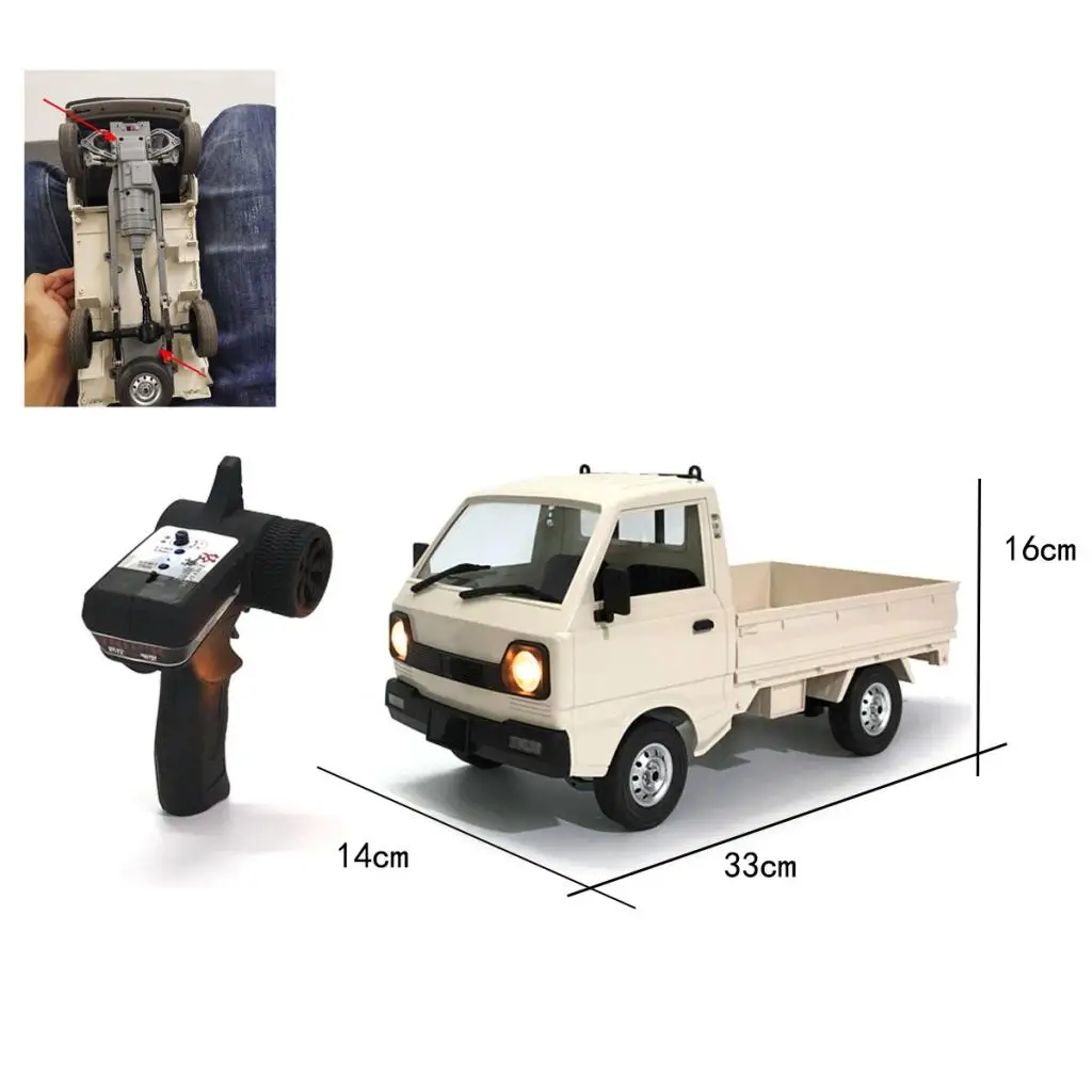 

1 Set WPL D12 1/10 Scale RC Car Hobby Toys Truck 260 Motor DIY Xmas Gift