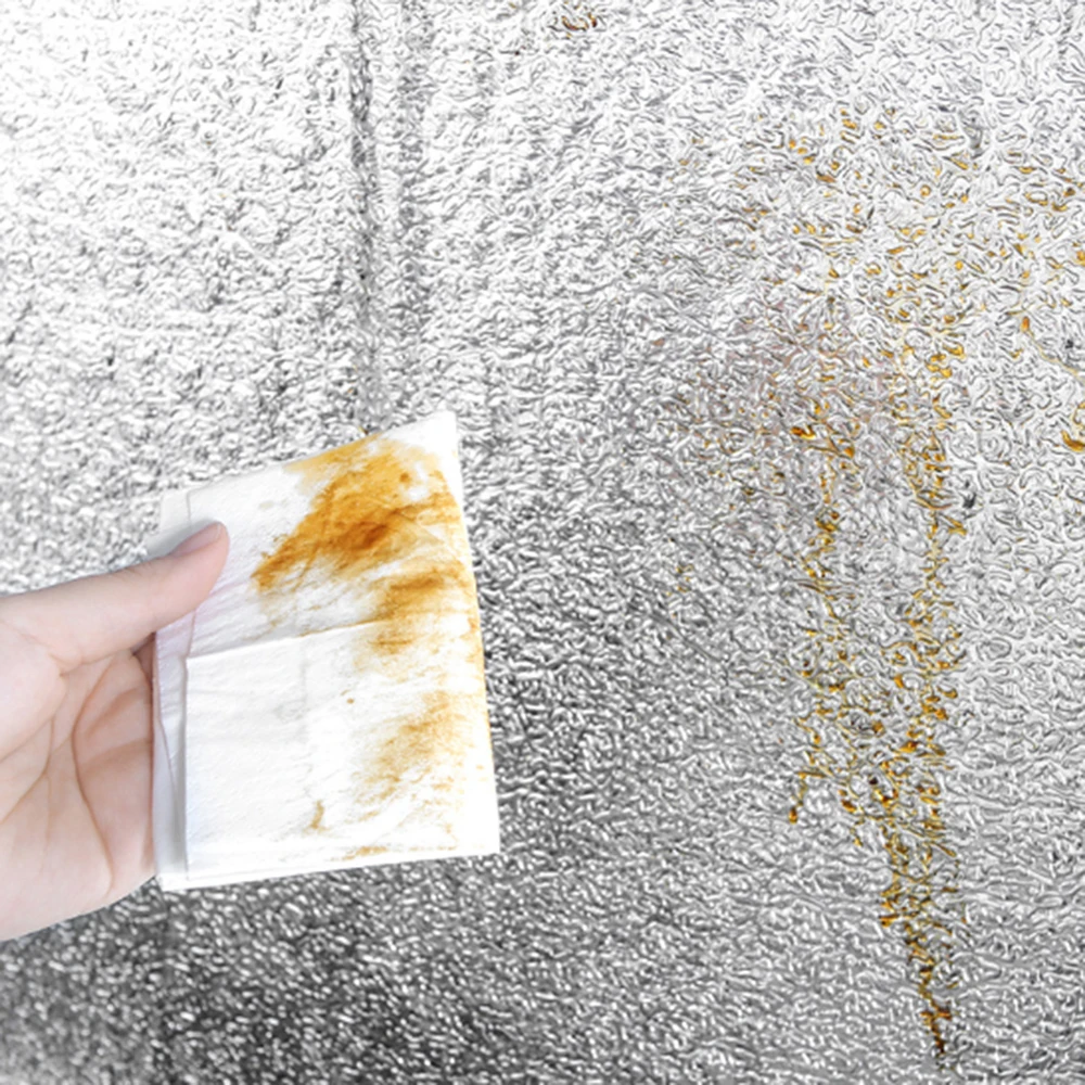 Кухонная алюминиевая фольга наклейка для плиты маслостойкая водостойкая шкафа