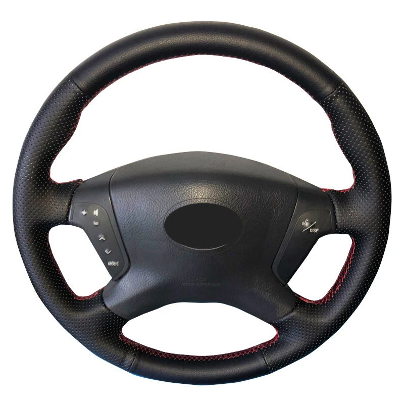 

Оригинальный DIY чехол рулевого колеса автомобиля для Toyota Avensis 2003-2007/коса из искусственной кожи для руля WheeI