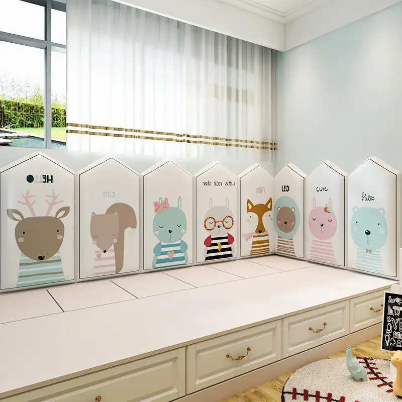 Coucher Cojin Подушка Tete Lit Enfant Cabezero Cabezal детская 3D настенная наклейка кровать Cabeceira Cabecero