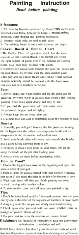 DIY картина маслом по номерам анималистический рисунок на холсте Украшения дома и