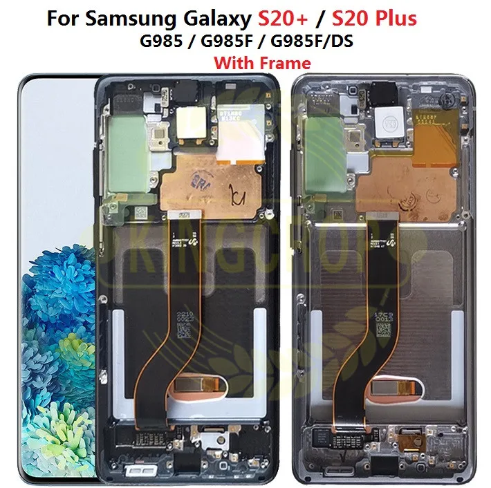 Для Samsung Galaxy S20 ЖК-дисплей G980 G980F G980F/DS G981 рамка дисплея с цифровым преобразователем