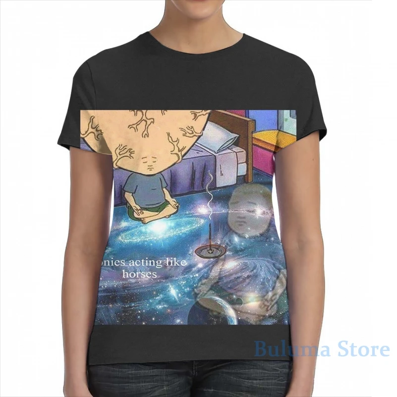 Просвечивающая (2) мужская футболка для женщин модная со сплошным принтом девочек