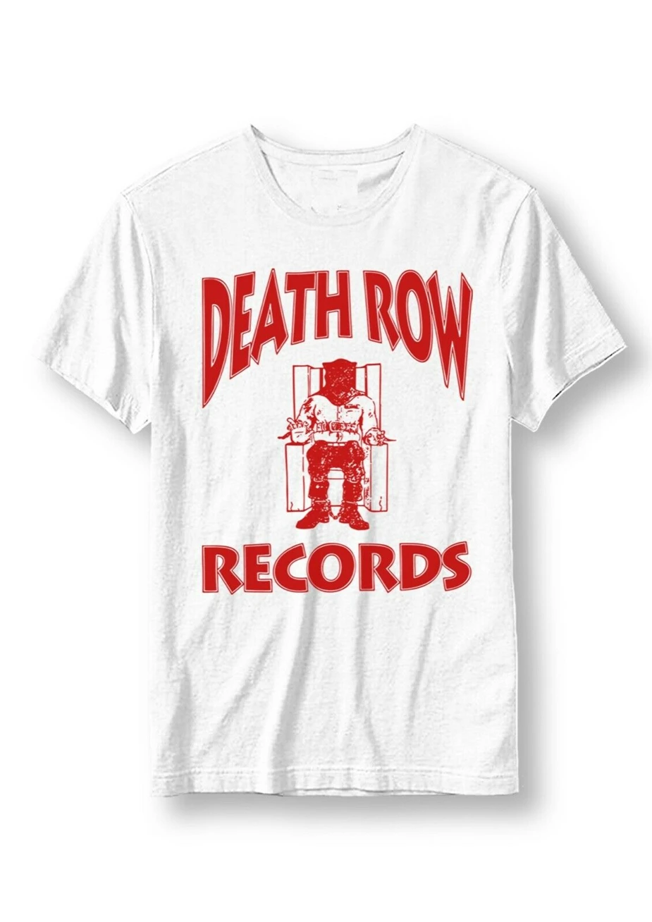 Death Row Records Логотип Лейбла (красный) Мужская футболка модная Классическая