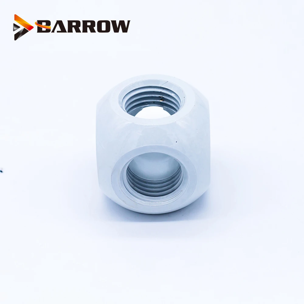 Курган X3-Way X4-Way кубические адаптеры G1/" 3 путь/4 Путь водяного охлаждения аксессуары кулер 3-полосный черный Сивер золото Металлический фитинг
