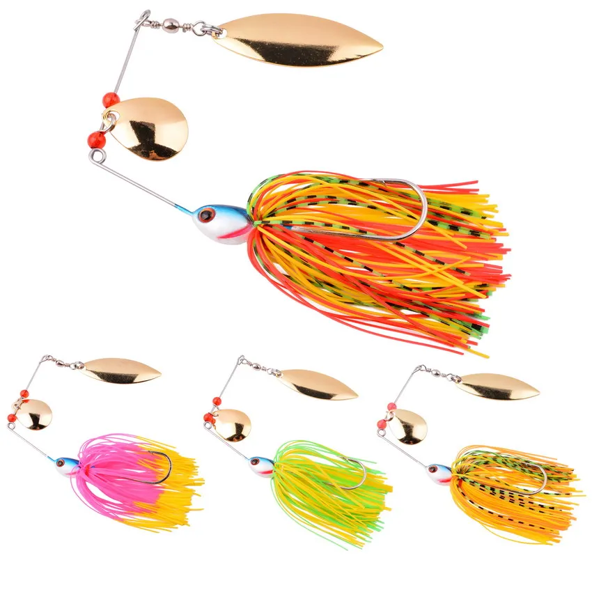 

Spinner Bait Metal Lure Hard Fishing Lure Spinner Lure Pike Swivel Fish Tackle Wobbler Blades Hooks Metal Spoons