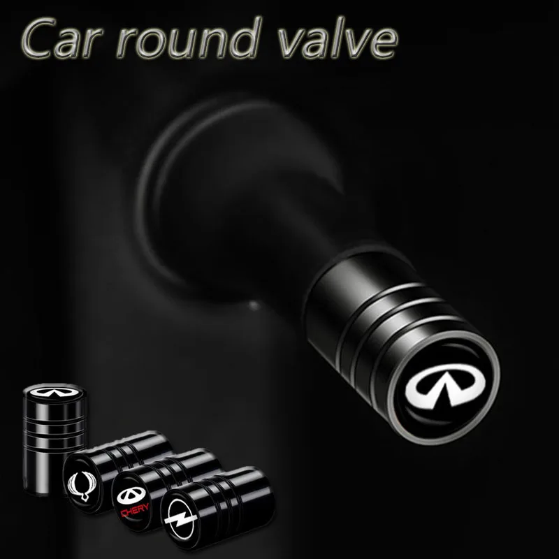 

4pcs Car Tire Valve Stems Cap Valves Air Caps Cove Dustproof Cover for Jeep Wrangler car styling badge decorat car accessories