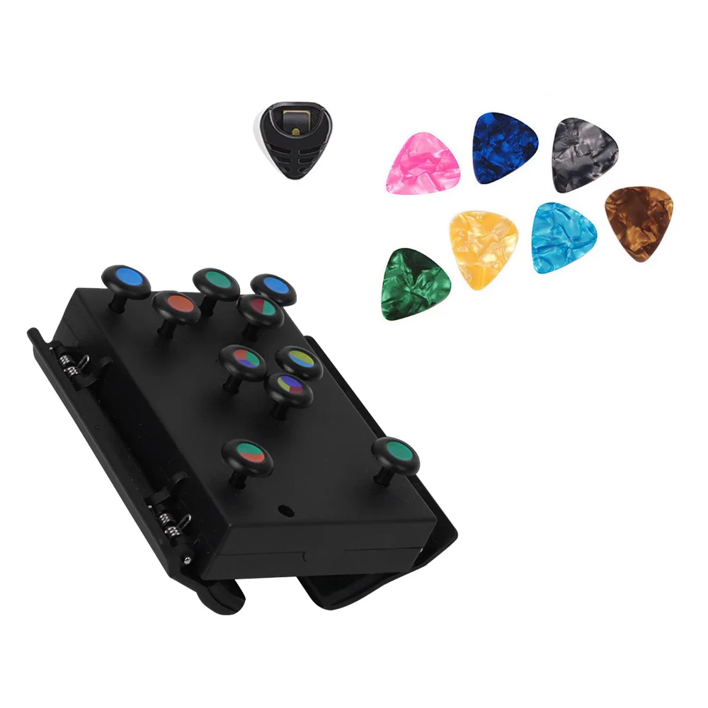 Guitar Learning System Teaching Practice Aid Chord Trainer with FREE guitar picks holder and 7pcs | Спорт и развлечения