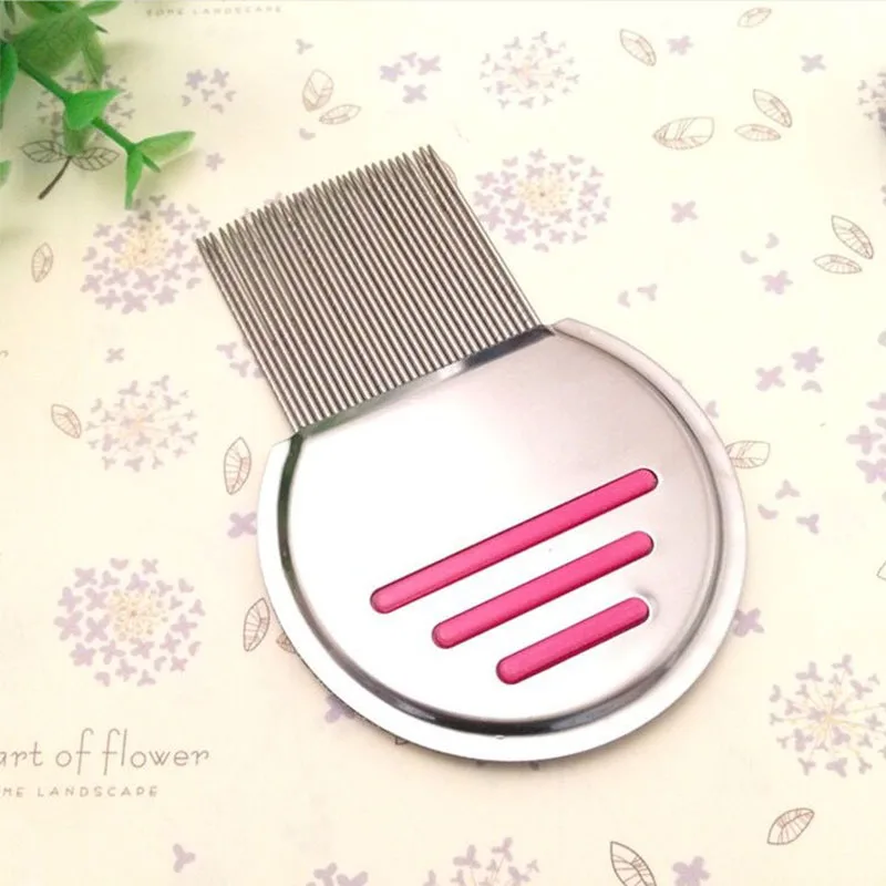 Расческа для домашних питомцев расческа чистки блох из нержавеющей стали