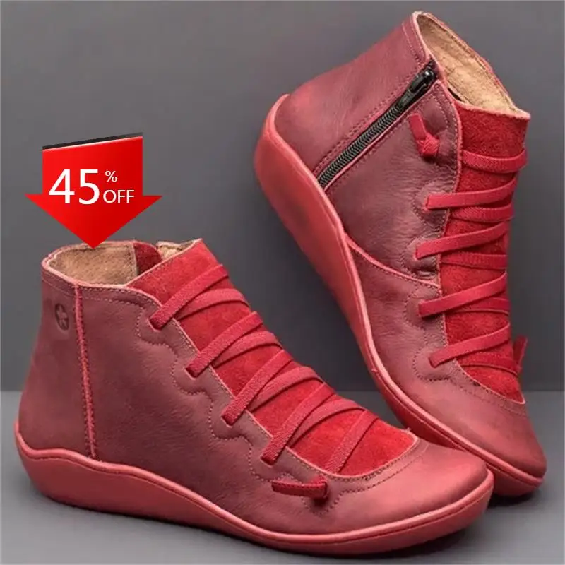 

Autumn and Winter New Style Women Boots Large Size Casual Short Boots Women Boots Fashion Nude Boots Winter Women Shoes