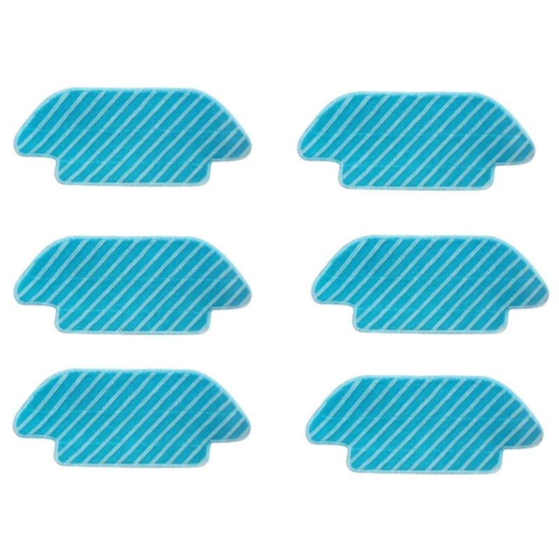 

Лидер продаж, швабра полотна для Cecotec Конга 4090 5090 серии пылесос Запчасти очистная Швабра колодки для ЖК-экрана, 6 шт.