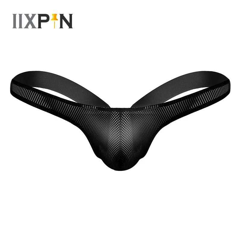 

Нижнее белье Jockstrap мужское, прозрачные сетчатые стринги, Тонги, нижнее белье, пикантные мягкие эластичные трусы-бикини, трусы-джоки