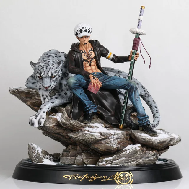 

Экшн-фигурка из ПВХ 27 см Trafalgar Law Snow Leopard Scene GK Devil Fruit, игрушечная статуя для взрослых, Коллекционная модель, кукла, подарки