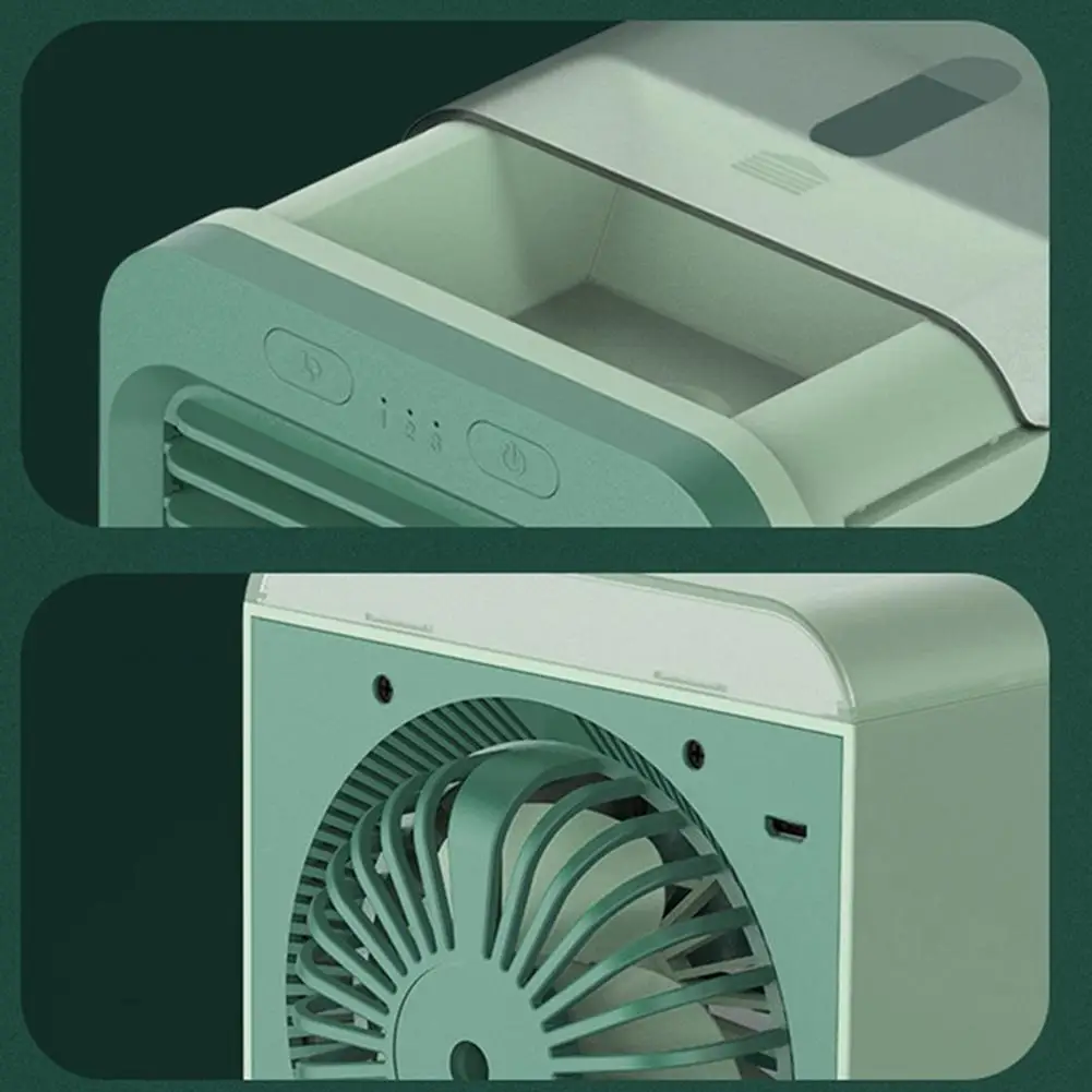 Портативный персональный мини-кондиционер настольный вентилятор Космический