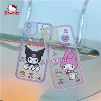 hello kitty melody kuromi cute phone case for iphone13 13pro 13promax 12 12pro max 11 pro x xs max xr 7 8 plus cover