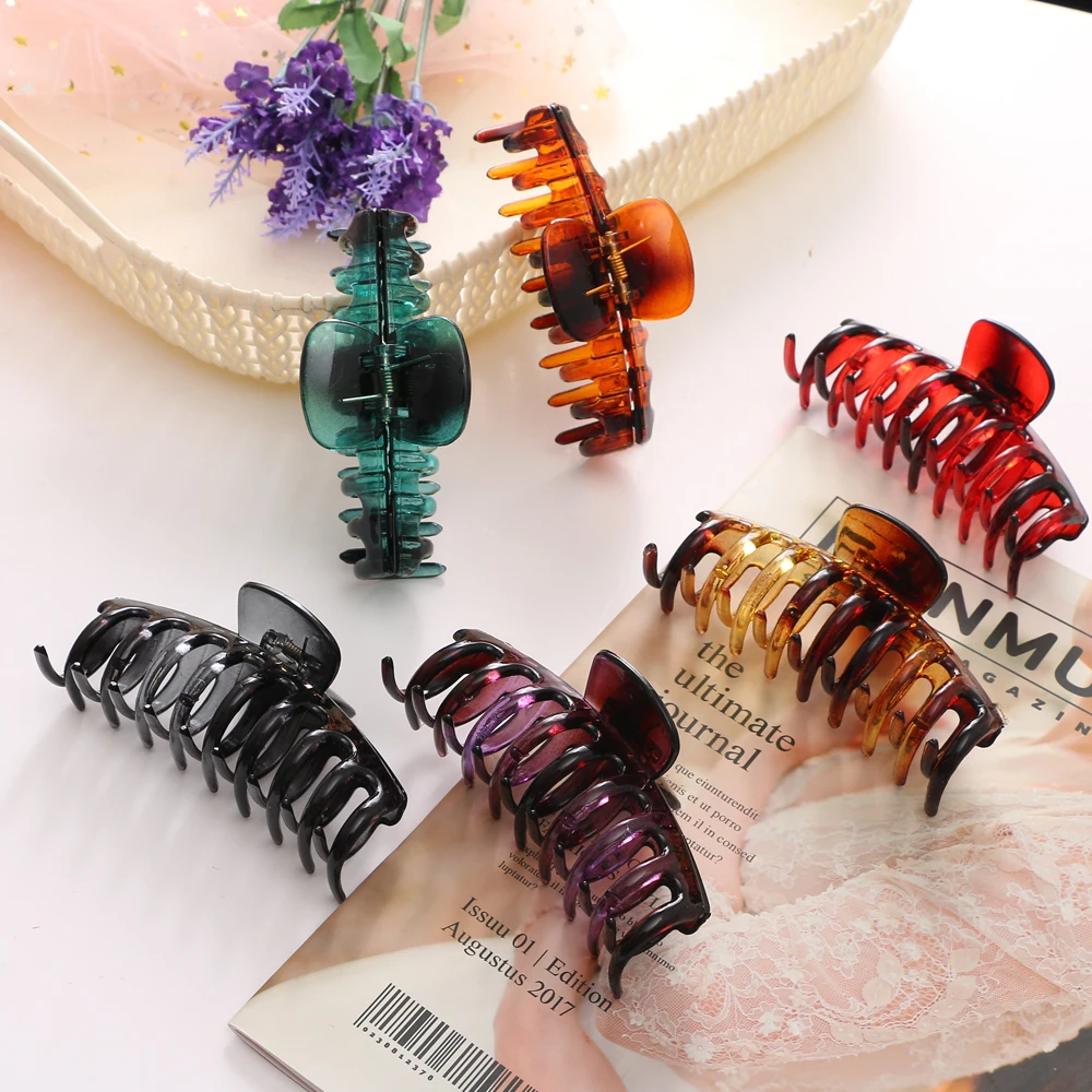 Женские шлепанцы крупного корейского зажим для волос заколка со стразами