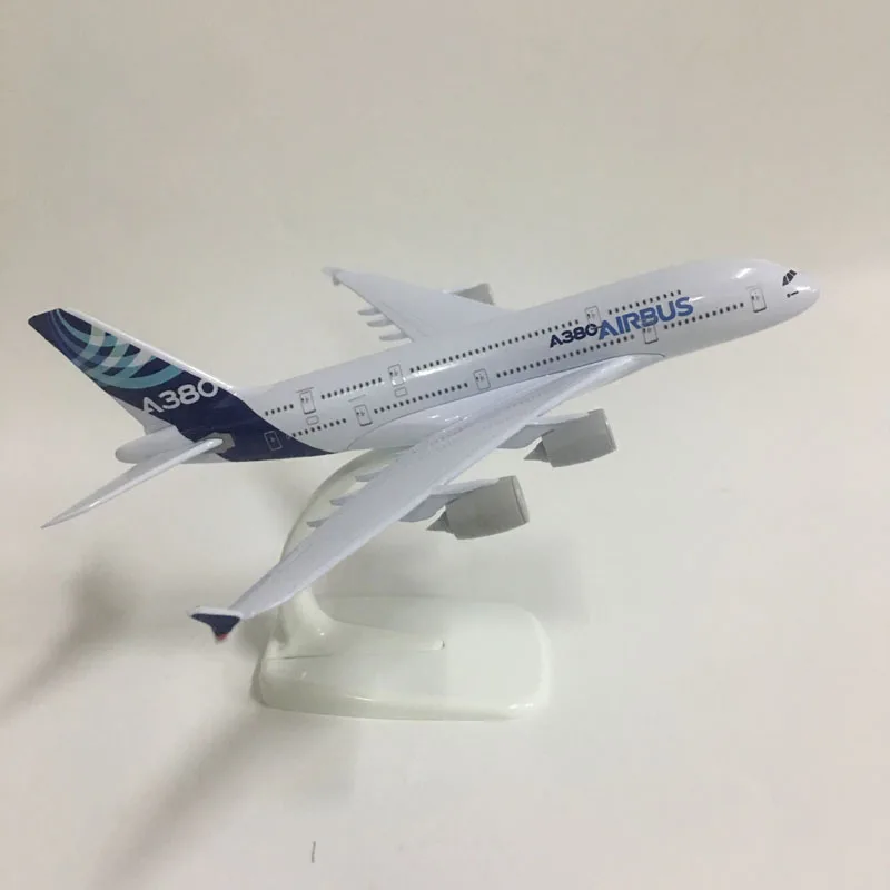 JASON TUTU 20 см Аэробус A380 модель самолета Модель литая металлическая 1/300 Масштаб