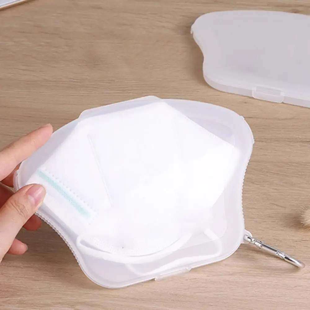 Portable Face Mask Storage Case Dustproof and Moisture-Proof Cleaning Box Filter Caja Guardar Mascarilla Bolso Almacenamiento | Аксессуары