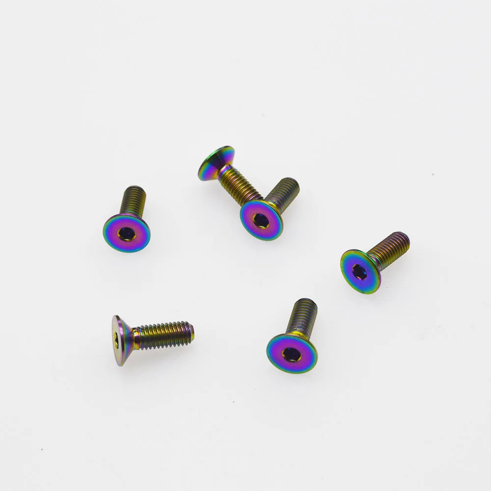 Радужный высокоэффективный Gr5 титановый винт рулевого колеса|Гайки и болты| |