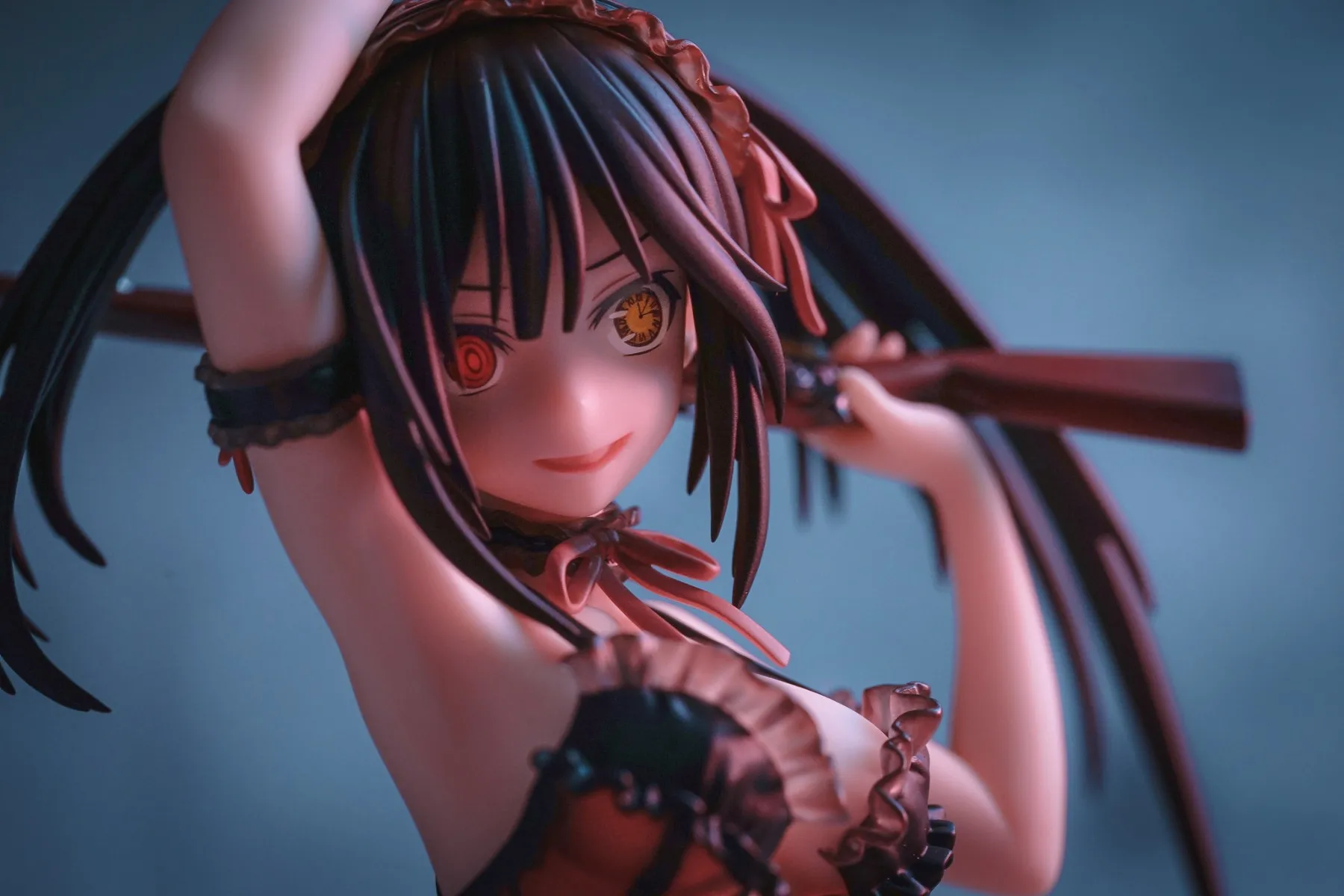 25 см японского аниме сексуальная девушка фигурки Дата живой Tokisaki Kurumi ПВХ фигурка Коллекционная модель игрушки кукла для мужчин подарок