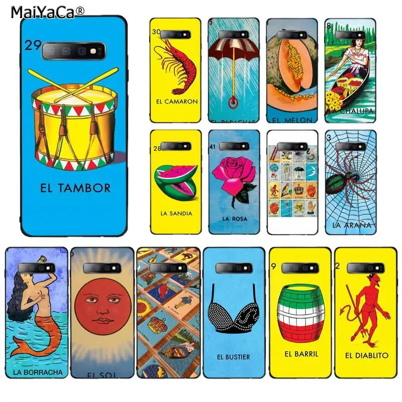 MaiYaCa мексиканский бинго чехол для телефона Samsung S10 5G S7 EDGE S8 S9 S20 PLUS S10Lite|Бамперы| |