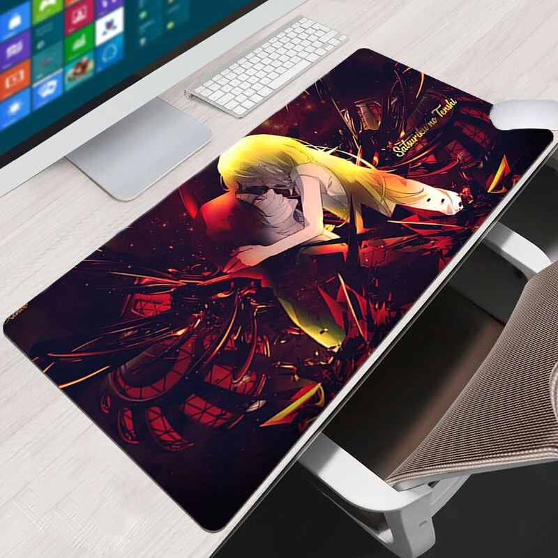 

Angels of Death Mousepad Anime Mouse Pad Large Pad Mouse Mat Computer Gaming Pad Mouse Locking Edge Mousepad Keyboard Mice Mat