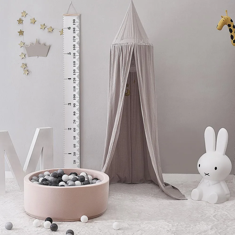 Круглая занавеска для детской кроватки глубокого сна навес постельного белья
