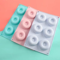 food grade silicone donut pan non stick donut baking mold for 6 full size donuts doughnuts cake biscuit bagels sn13