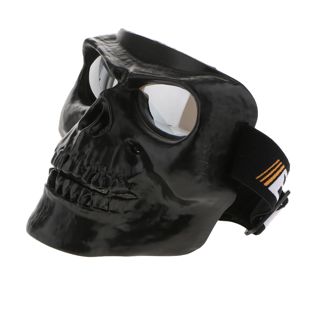 

Motorcycle Helmet Riding Goggles w/ Removable Face Mask Durability