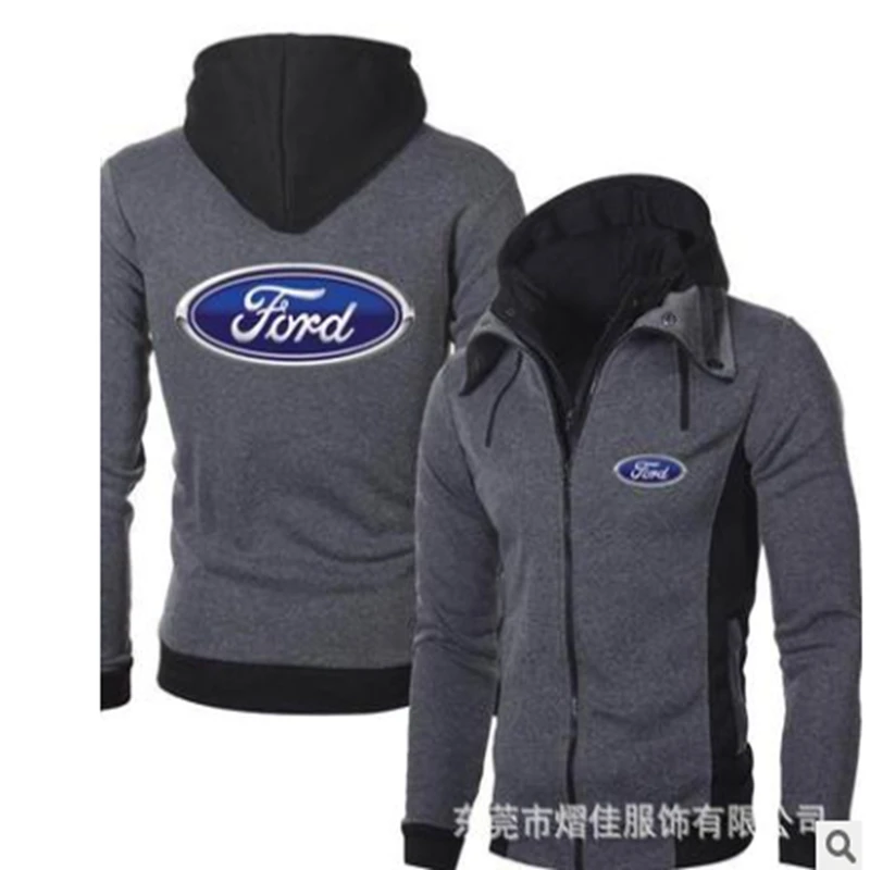 

Новые мужские толстовки с логотипом Ford, повседневные мужские куртки, флисовые теплые толстовки, Высококачественная спортивная одежда