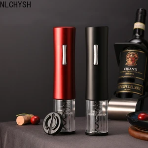 electric wine opener corkscrew foil cutter set automatic high end bottle opener for wine kitchen gadgets can opener free global shipping