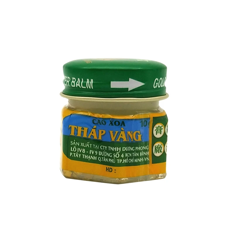 Бальзам тигровый для снятия боли в мышцах 10 г 2 шт.|joint pain|vietnam gold tower balmgold balm |