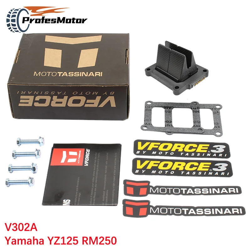 

V302A Moto V-Force 3 Reed Valve System For V Force Yamaha YZ125 RM250 1995-2004