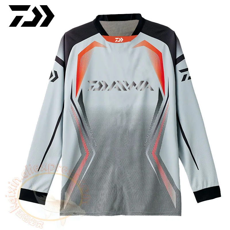 

2018 Outdoor Jersey Quick Dry Fishing Cycling Hiking Jersey Large Size Fishing Clothing Long Sleeve Anti-UV Autumn Fishing Shirt