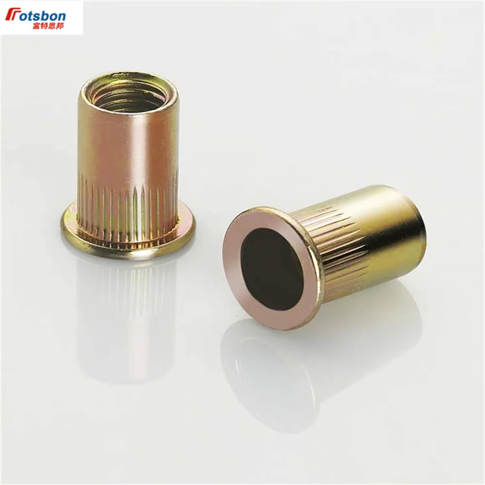 M3/M4/M5/M6/M8/M10/M12 плоская головка заклепочная гайка вставка Rivnut вставки резьбовые Ecrou