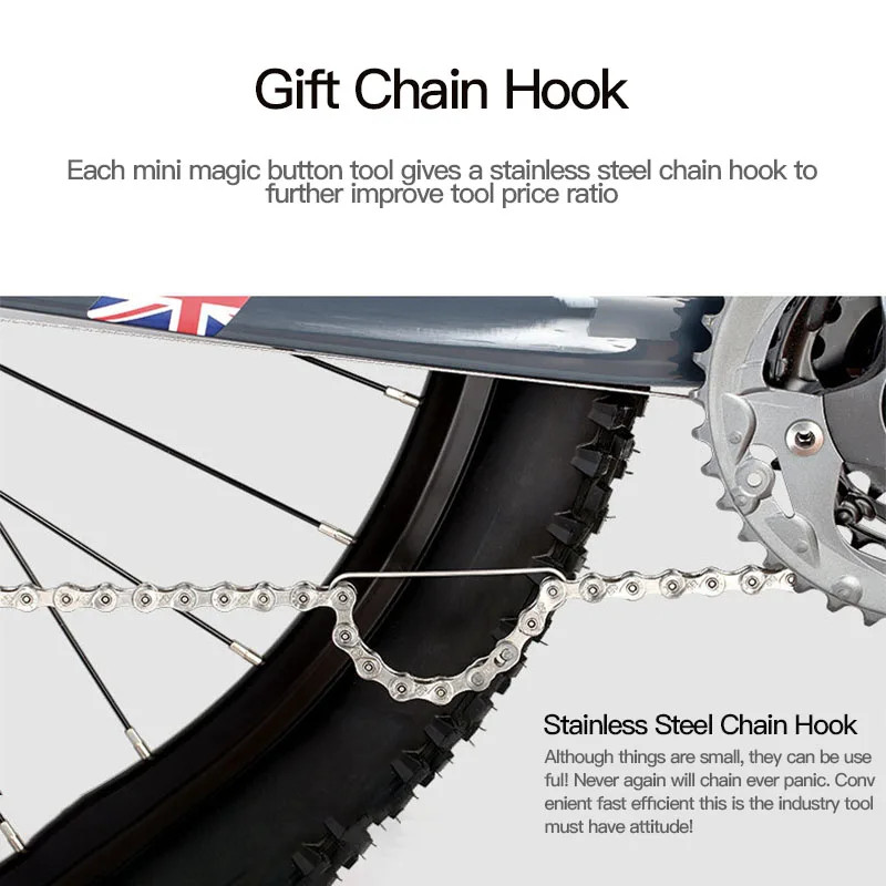 

ztto MTB Chain Guide Undefined Plier Cycling Wrench Link Magic Buckle Practical Bicycle Accessories Bike Repair Tool