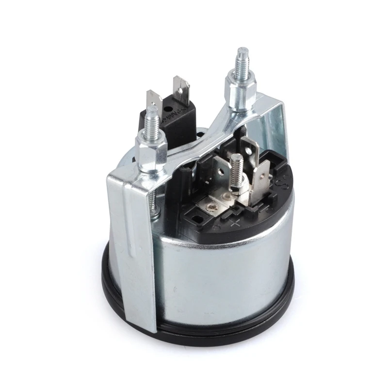 AU05 -52 мм масла автомобиля Температура датчик температуры метр Черный указатель 12V