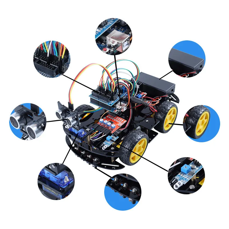 Diy Electronic Kit Robot Vector Construction Set Education Artist Children Reality Toys Programmable Arduno Experience | Игрушки и хобби