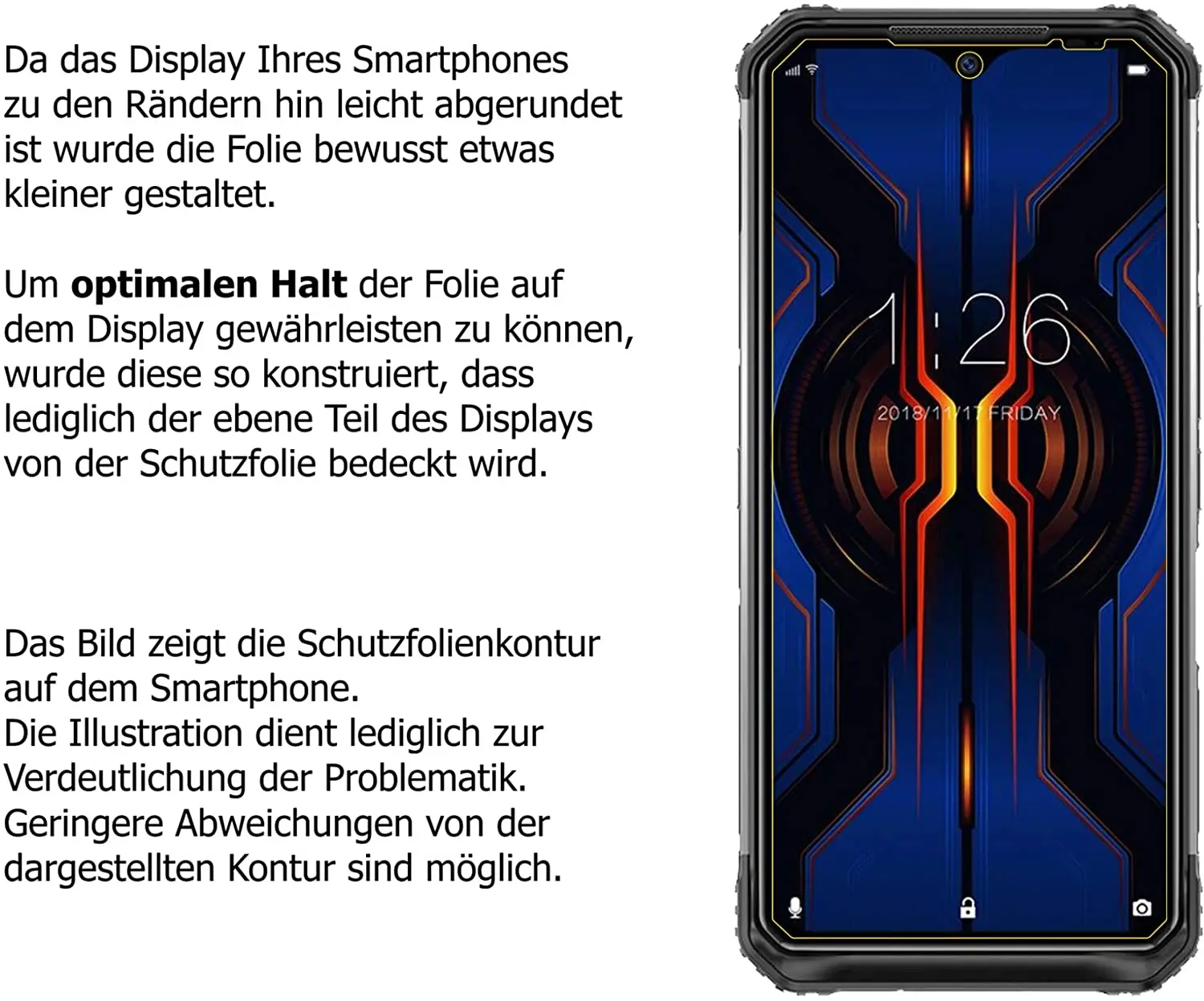 Закаленное стекло Для Doogee S95 Pro Защитное для экрана 2.5D 9H Премиум защитная пленка |